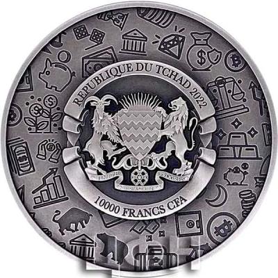 «INFLATION PROTECTION 2 OZ SILVER ANTIQUED COIN 10000 FRANCS CHAD 2022.».jpg