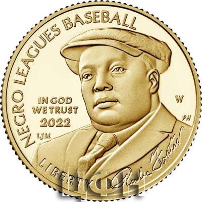 «Negro Leagues Baseball 2022 Uncirculated Five-Dollar Gold Coin».jpg