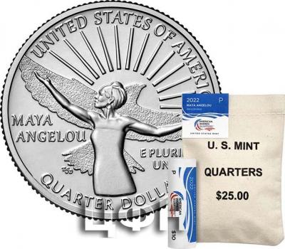 «American Women Quarters 2022 Rolls and Bags - Maya Angelou.».jpg