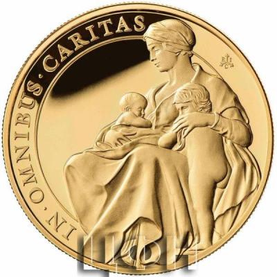 «Gold Ounce 2022 Queen's Virtues - Charity, Coin from Saint Helena.».jpg