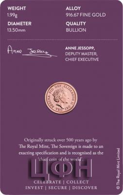 «The Quarter Sovereign 2022 Gold Bullion Coin in Blister Bullion.»  (2).jpg