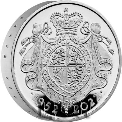 «The Platinum Jubilee of Her Majesty The Queen 2022 UK £5 Platinum Proof Piedfort Coin».jpg