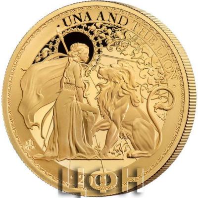 «Gold Ounce 2022 Una and the Lion, Coin from Saint Helena».jpg