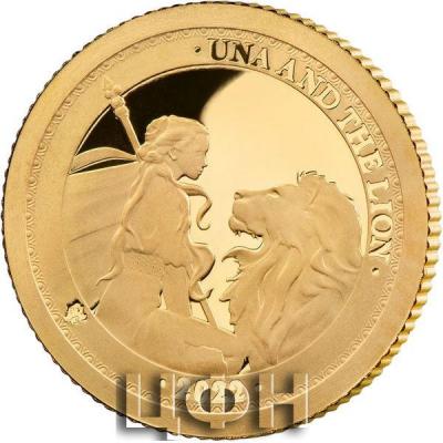 «Gold Half Gram 2022 Una and the Lion, Coin from Saint Helena».jpg