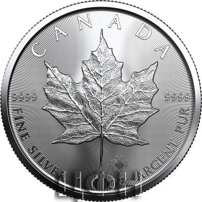 «Silver Ounce 2022 Maple Leaf, Coin from Canada».jpg