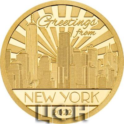 «NEW YORK Big City Lights Золотая монета 5$ Cook Islands 2022».jpg