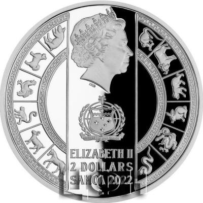 «2 Dollars YEAR OF TIGER Crystal Coin 1 Oz Silver Coin 2$ Samoa 2022 BU-Brilliant Uncirculated».jpg