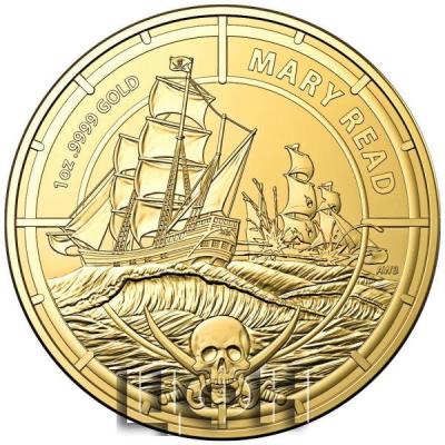 «MARY READ - 1 OZ PIRATE QUEENS gold.».jpg