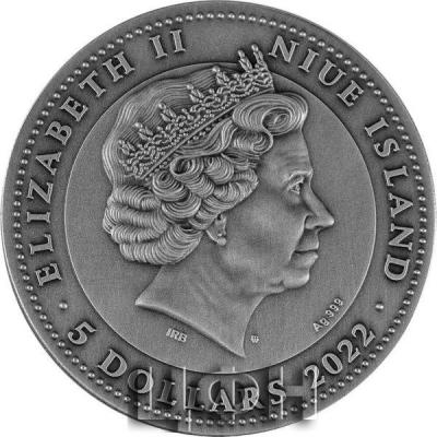 «5 Dollars 2 Oz Silver Coin 5$ Niue 2022 Antique Finish».jpg
