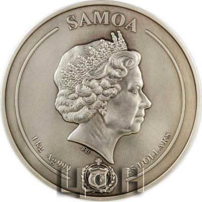 «25 Dollars 1 Kg Kilo Silver Coin 25$ Samoa 2022 Antique Finish.».jpg