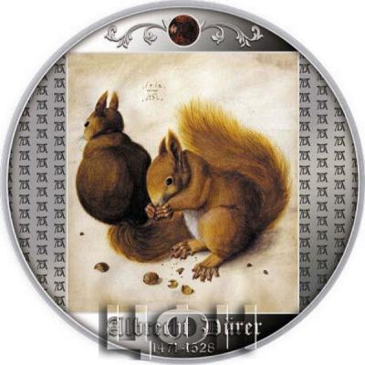 «CHIPMUNKS Albrecht Dürer Silver Coin 500 Francs Cameroon 2021 Proof».jpg