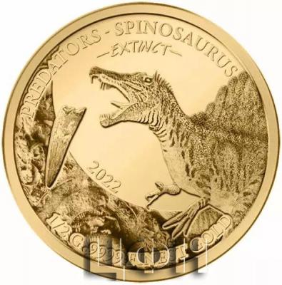 «250 Francs Senegal Predators Extinct - SPINOSAURUS».jpg