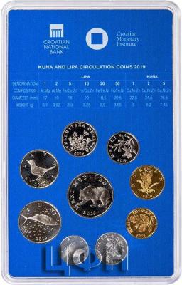 «Numismatic set of coins in circulation with mint year 2019».jpg
