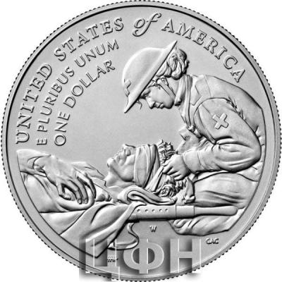 «National Purple Heart Hall of Honor 2022 Uncirculated Silver Dollar.».jpg