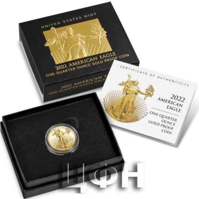 «American Eagle 2022 One-Quarter Ounce Gold Proof Coin».jpg