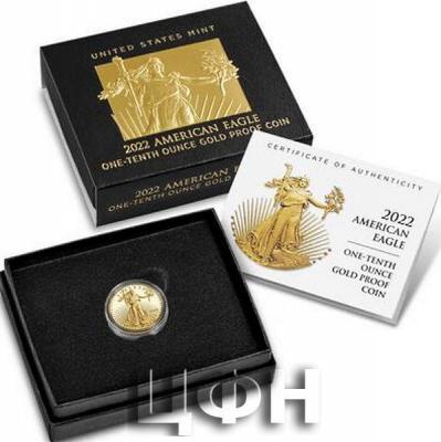 «American Eagle 2022 One-Tenth Ounce Gold Proof Coin».jpg