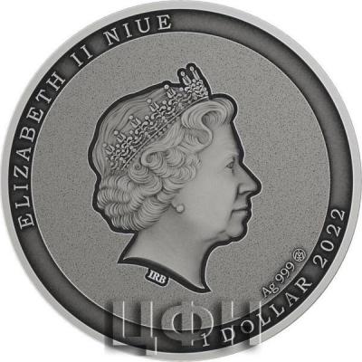 «1 Dollar I AM THE BIGGEST Wild Afrika Silver Coin 1$ Niue 2022 Antique Finish».jpg