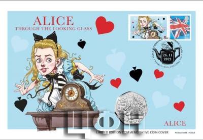 «Go Through the Looking-glass…COMPLETE Alice 50p Coin Cover Collection.» 1.jpg