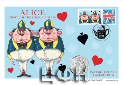 «Go Through the Looking-glass…COMPLETE Alice 50p Coin Cover Collection» 3.jpg