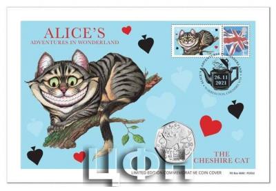 «Go Through the Looking-glass…COMPLETE Alice 50p Coin Cover Collection» 4.jpg