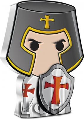 «2 Dollars KNIGHT TEMPLAR Warriors of History Chibi 1 Oz Silver Coin 2$ Niue 2022 Proof.».jpg