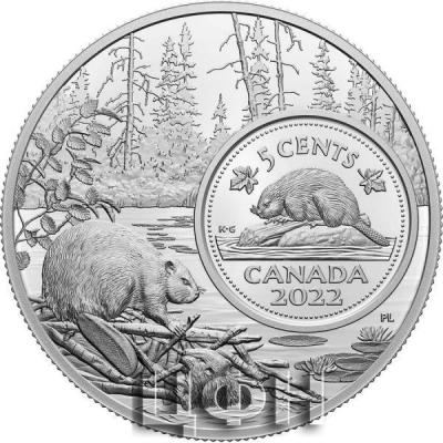 «BEAVER The Bigger Picture 5 Oz Silver Coin 5 Cents Canada 2022».jpg