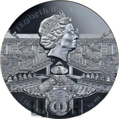 «5 Dollars OX Haiyantang Zodiac Fountain 3 Oz Серебряная монета 5 $ Ниуэ 2021».jpg
