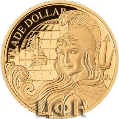 «The East India Company debuts its second annual Trade Dollar with an homage to Britannia in proof gold».jpg
