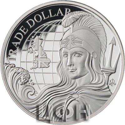 «The East India Company debuts its second annual Trade Dollar with an homage to Britannia in proof silver».jpg