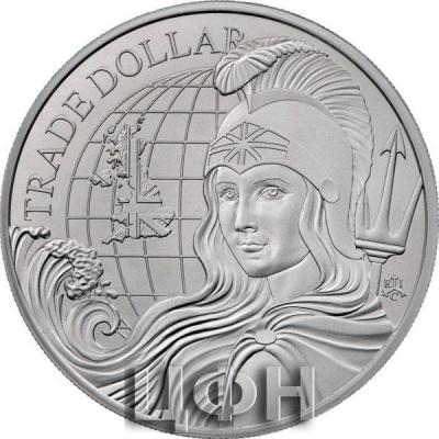 «The East India Company debuts its second annual Trade Dollar with an homage to Britannia in BU  silver».jpg