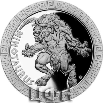 «Stříbrná mince Bájní tvorové - Mínotaurus».jpg
