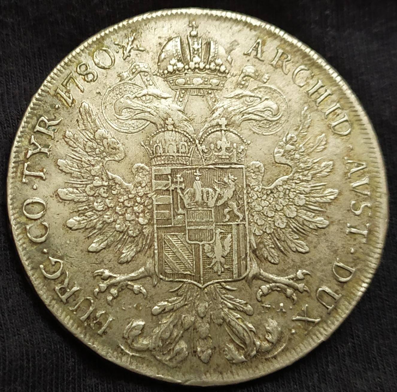 Австрия, Мария Терезия, талер 1780 I.C - F.A - Монеты после 1700 года ...