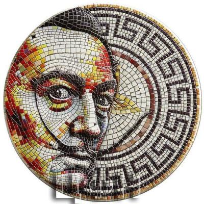 «MOSAIC Salvador Dali 2 oz Silver High Relief Coin $2 Niue 2021.».jpg
