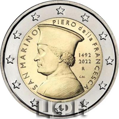 «Conoce la primera moneda de 2 euros cc San Marino 2022».JPG