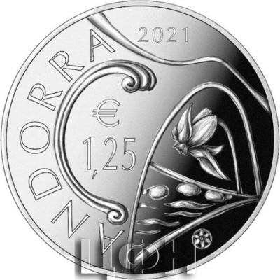 «2022, Андорра 1,25 евро, памятная монета».jpg