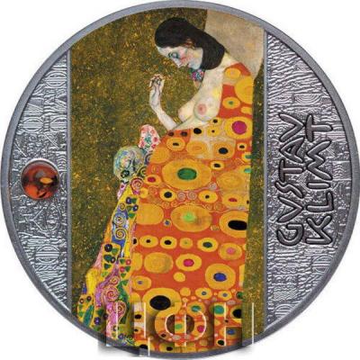 «HOPE II Gustav Klimt Silver Coin 500 Francs Cameroon 2022 Proof».jpg