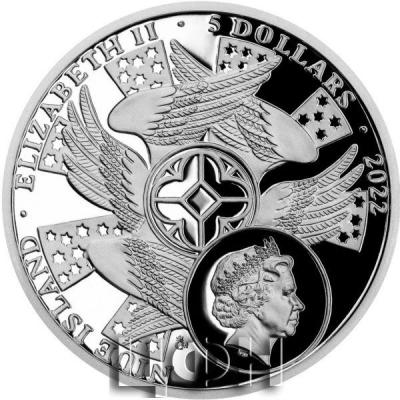 «Stříbrná dvouuncová mince Archanděl Michael proof (ČM 2022)».jpg