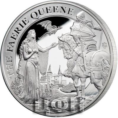 «5 Pound Pfund Faerie Queene - Una and St. George Proof St. Helena 5 oz Silber PP 2022».jpg