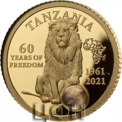 «1.500 Shillings Tansania Löwe - 60 Jahre Unabhängigkeit von Tansania 2021.».jpg