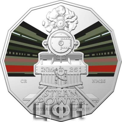«Fifty Cents 2022 Steam Power - Commonwealth Railways, Coin from Australia».jpg