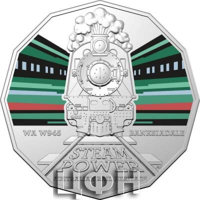 «Fifty Cents 2022 Steam Power - WA Railways, Coin from Australia».jpg