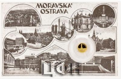 «Gold coin Ostrava - New town hall.».jpg