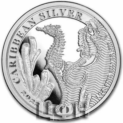 «Silver Ounce 2022 Caribbean Seahorse, Coin from Barbados».jpg