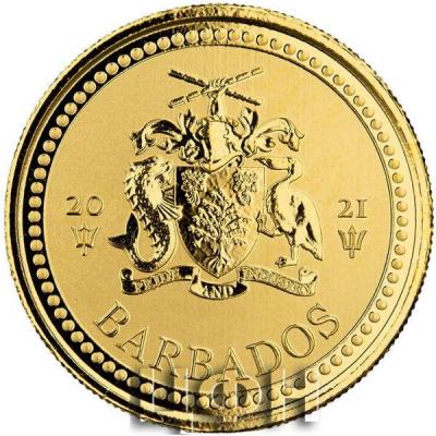 «Gold Ounce 2021 Trident, Coin from Barbados.».jpg