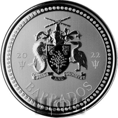 «Silver Ounce 2022 Trident, Coin from Barbados».jpg