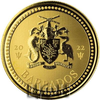 «Gold Ounce 2022 Trident, Coin from Barbados.».jpg