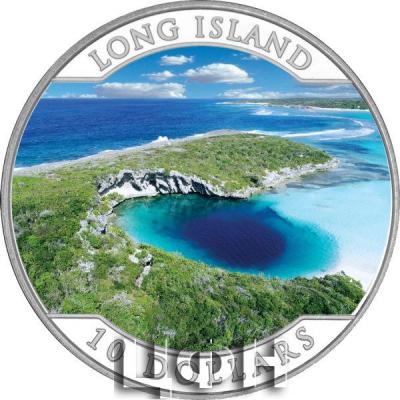 «2022 $10 Silver Proof Coin, Islands of The Bahamas Series Long Island Blue Hole».jpg