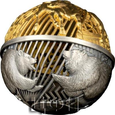 «BULL & BEAR OPPOSITES ATTRACT 2022 $5 2 OZ PURE SILVER FILIGREE CUT OUT SPHERICAL COIN – SAMOA.» (2).jpg