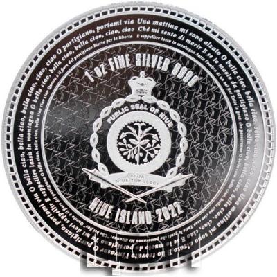 «Silver Ounce 2022 Bella Ciao, Coin from Niue».jpg