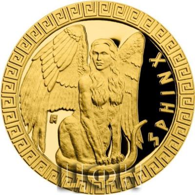 «2022 Gold coin Mythical Creatures - Sphinx proof.».jpg